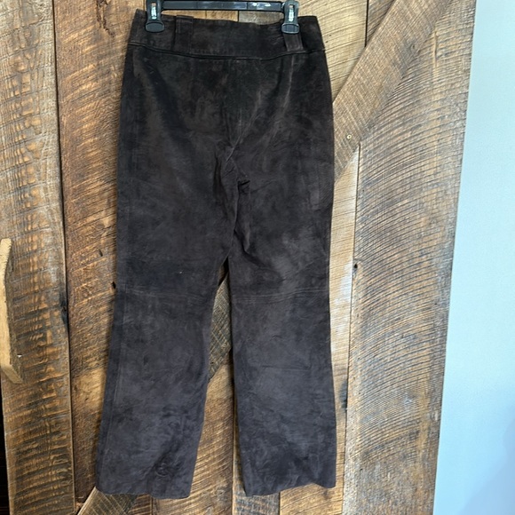 Etcetera brown suede lined pants size 4 - Picture 7 of 7